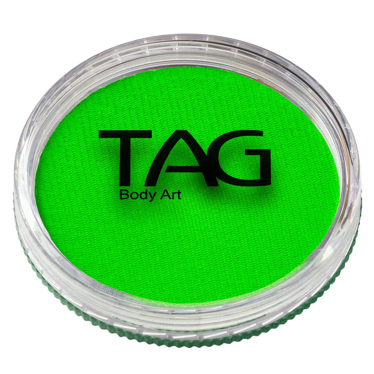 TAG Neon Green face paint 32g with lid TAG Neon Green face paint 32g with lid