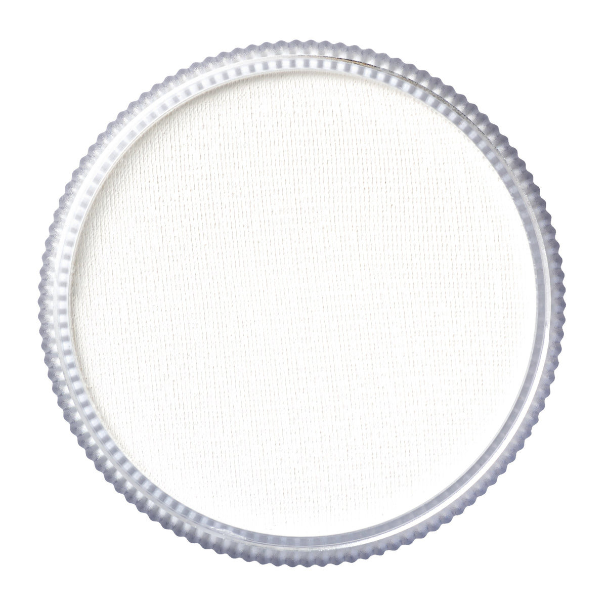 TAG Neon White face paint 32g colour swatch top view