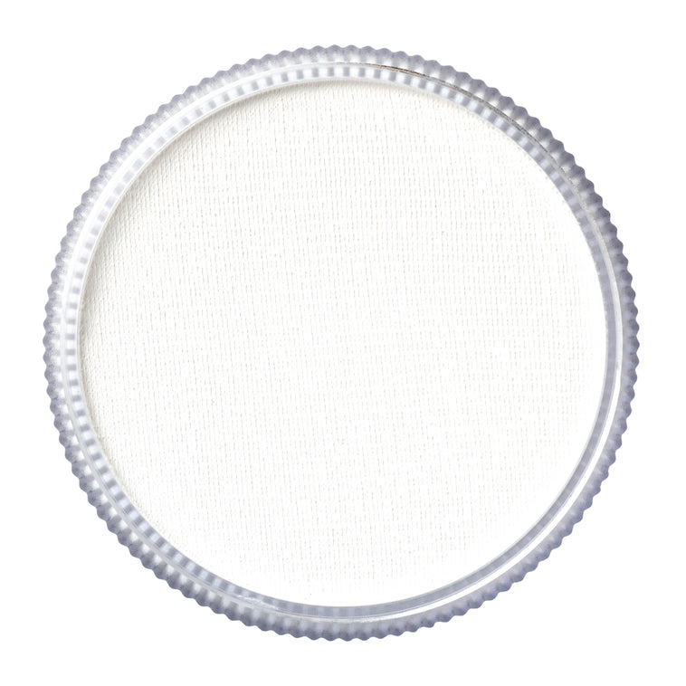 TAG Neon White face paint 32g colour swatch top view TAG Neon White face paint 32g colour swatch top view
