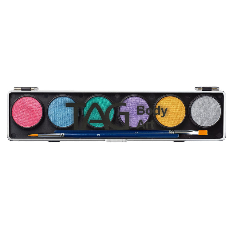 TAG Body Art Pearl Palette 6x10g face and body paint TAG Body Art Pearl Palette 6x10g face and body paint