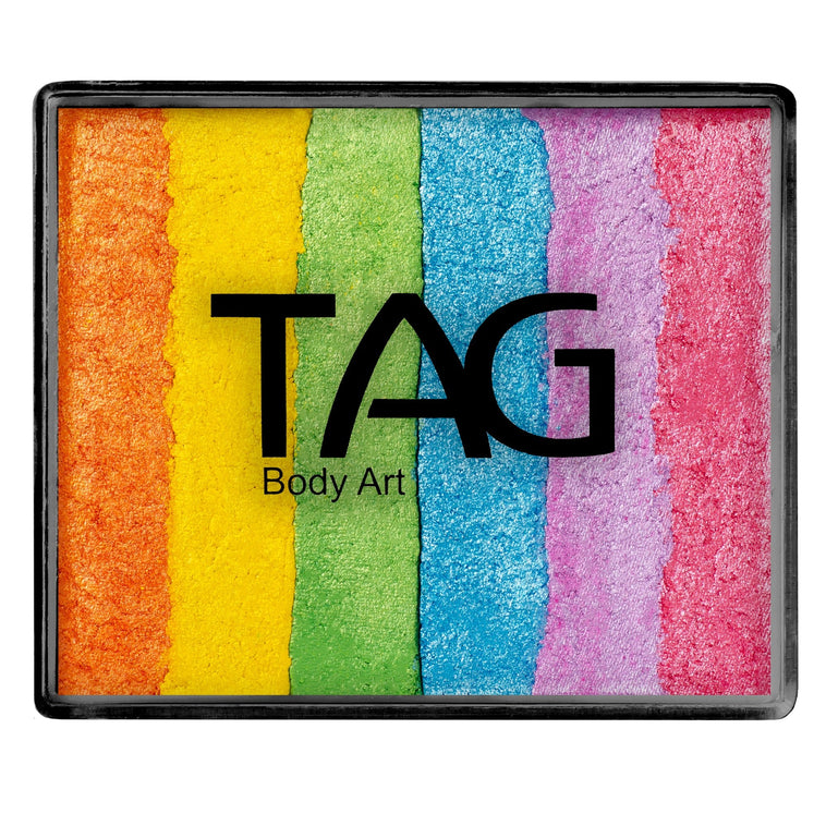 TAG Body Art Split Cake Pearl Rainbow Delight 50g TAG Body Art Split Cake Pearl Rainbow Delight 50g