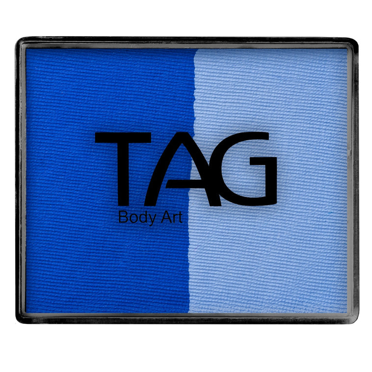 TAG Body Art Split Cake Royal Blue / Powder Blue 50g TAG Body Art Split Cake Royal Blue / Powder Blue 50g