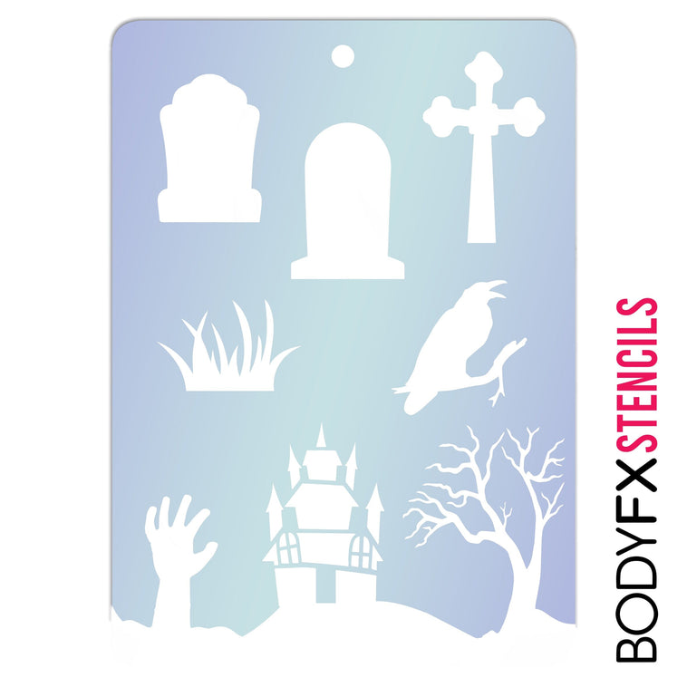 Graveyard Stencil Graveyard Stencil