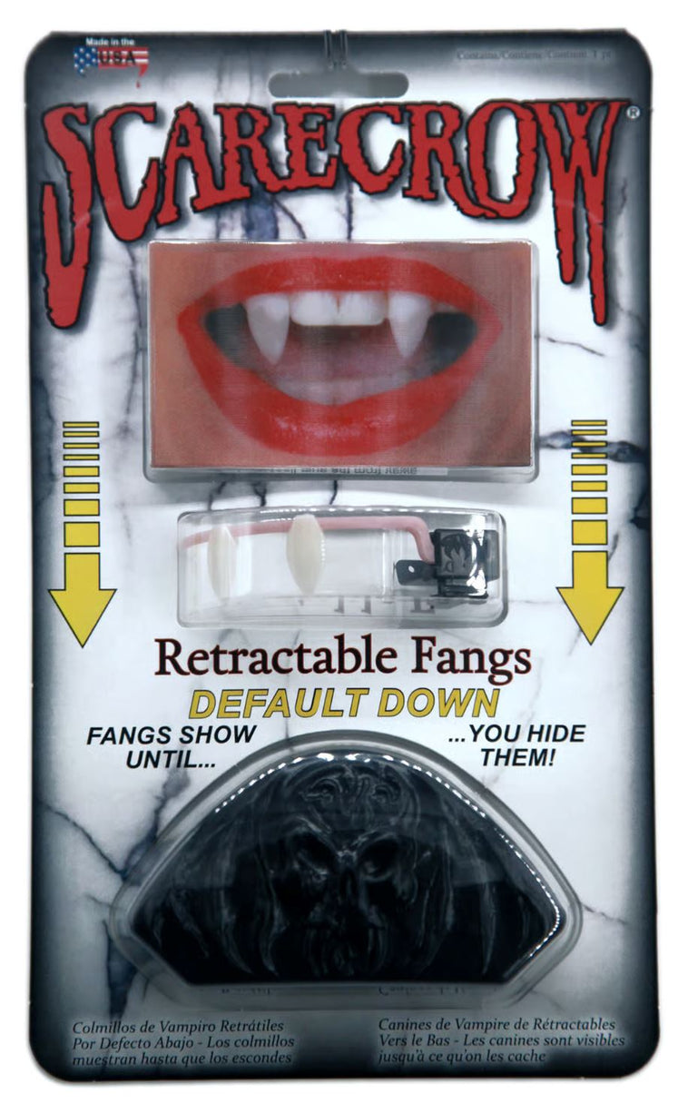 Retractable Vampire Fangs (Default Down) Retractable Vampire Fangs (Default Down)