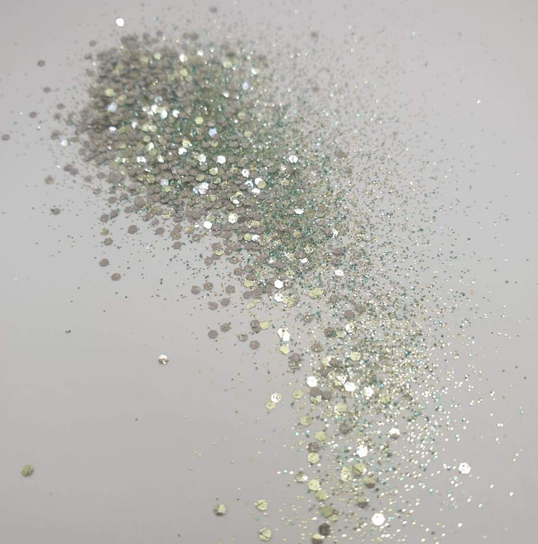 BIODEGRADABLE GLITTER ETHERIA SILVER MIX BIODEGRADABLE GLITTER ETHERIA SILVER MIX