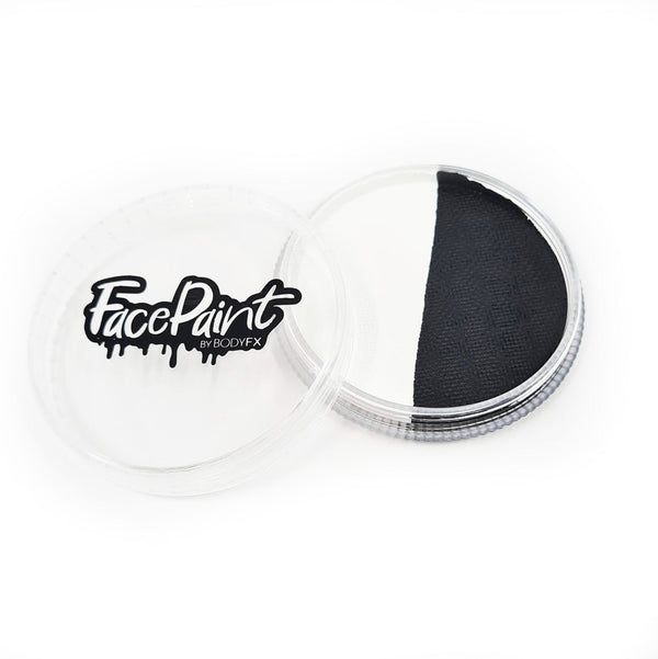 DUO Black / White Face Paint Compact Essential Face Paint Colours BodyFX