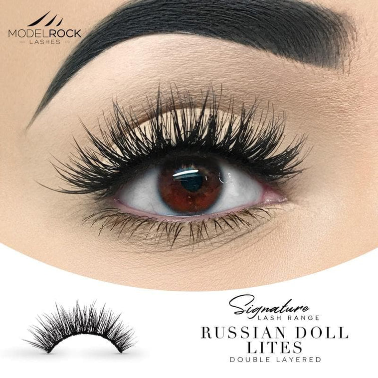 MODEL ROCK LASHES- RUSSIAN DOLL 'LITES' MODEL ROCK LASHES- RUSSIAN DOLL 'LITES'