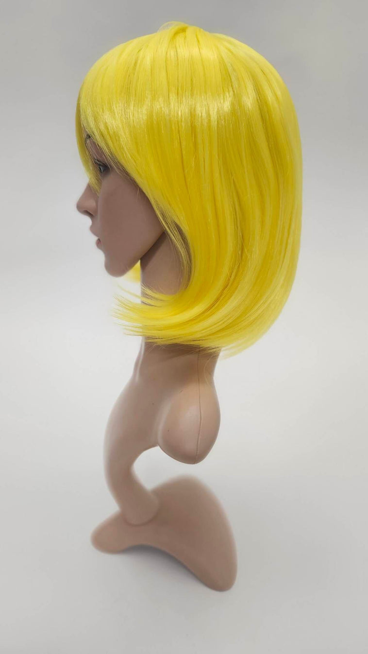 Summer- Yellow Bob with Fringe Wig Summer- Yellow Bob with Fringe Wig
