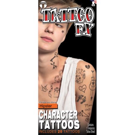Temporary Tattoos- Hipster Stick and Poke Temporary Tattoos- Hipster Stick and Poke