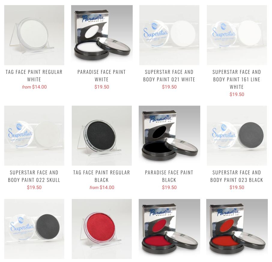 REGULAR COLOUR FACE PAINT