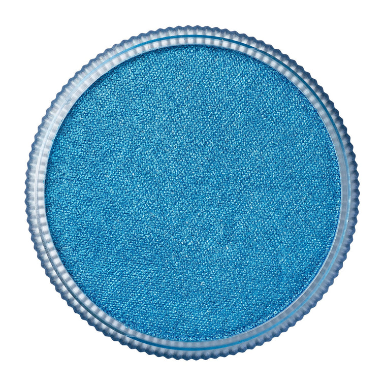 TAG Pearl Blue face paint 32g colour swatch top view