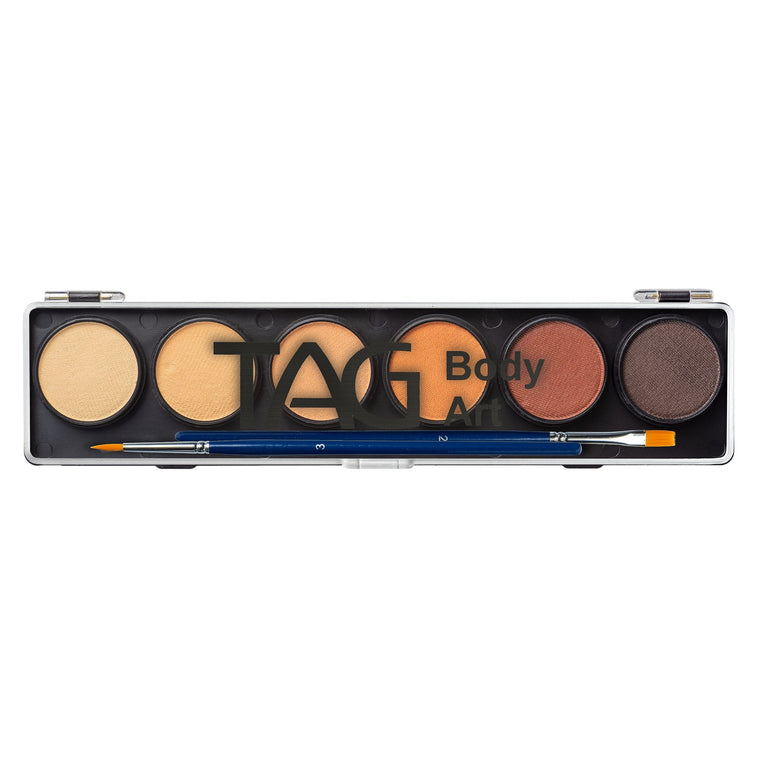 TAG Body Art Skin Tone Palette 6x10g face and body paint