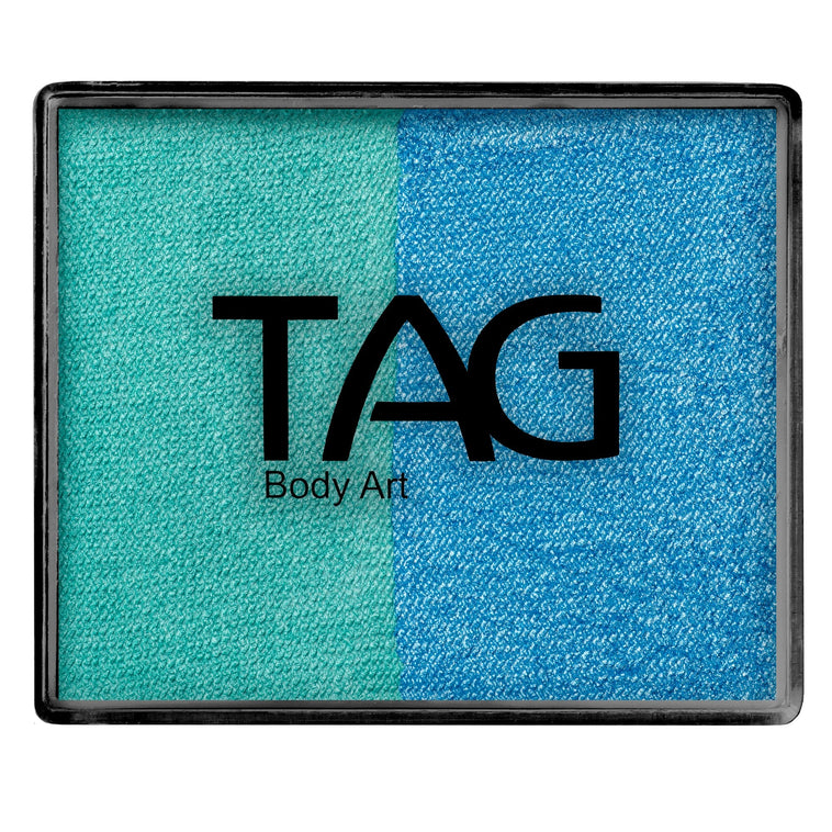 TAG Body Art Split Cake Pearl Teal / Pearl Sky Blue 50g