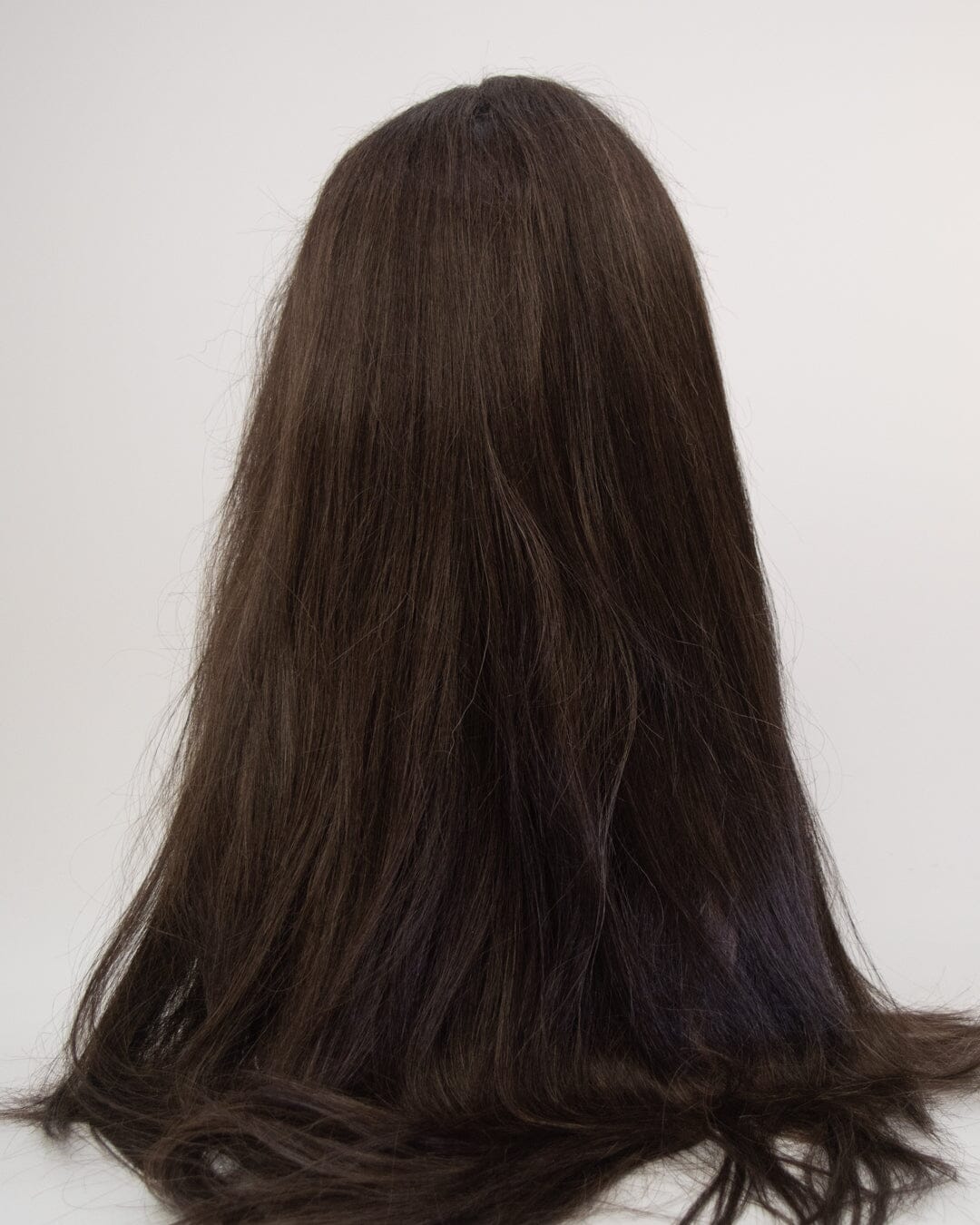 Dark Brown 90cm Synthetic Hair Wig