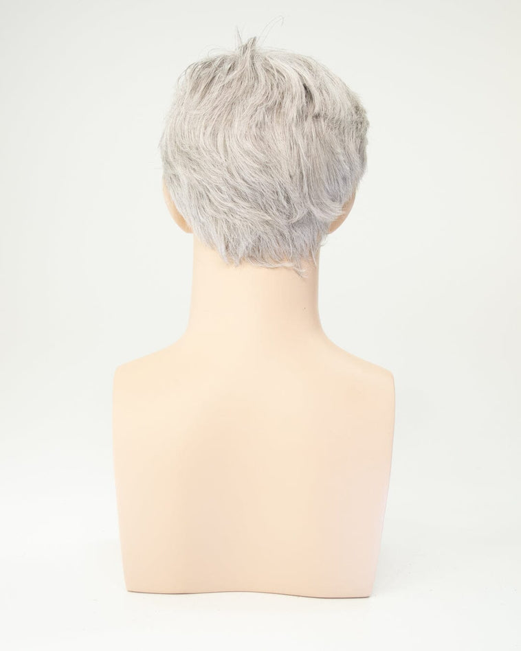 Light Grey Short Synthetic Hair Wig