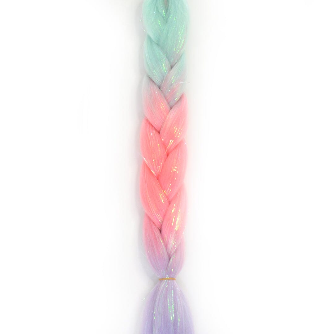 Ombraids Festival Hair- Cotton Candy