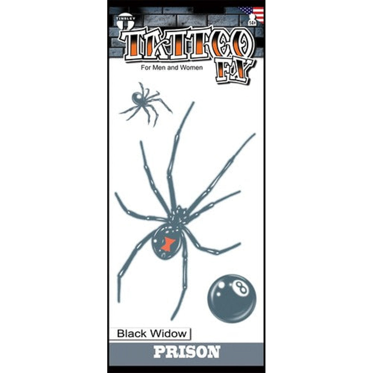 Temporary Tattoos- Black Widow