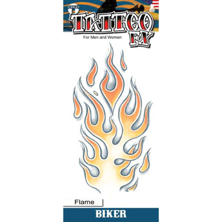 Temporary Tattoos- Biker Flames
