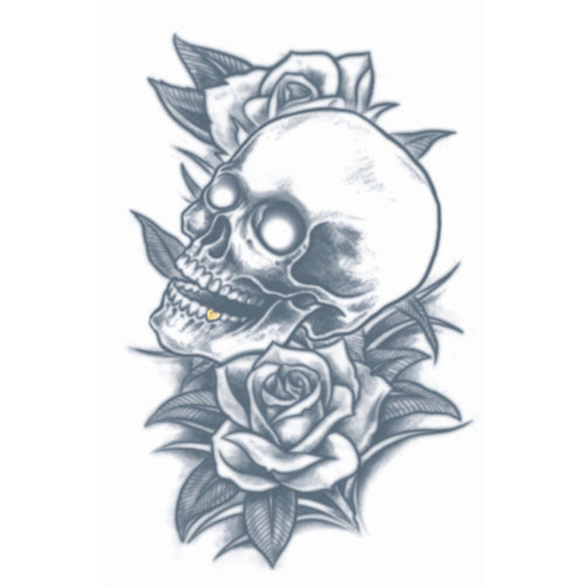 Temporary Tattoos- Skull and Roses