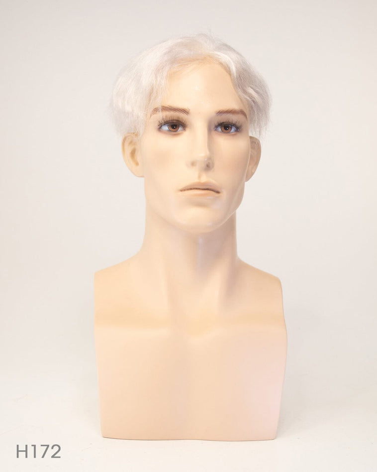 White Short Lace Front Human Hair Wig