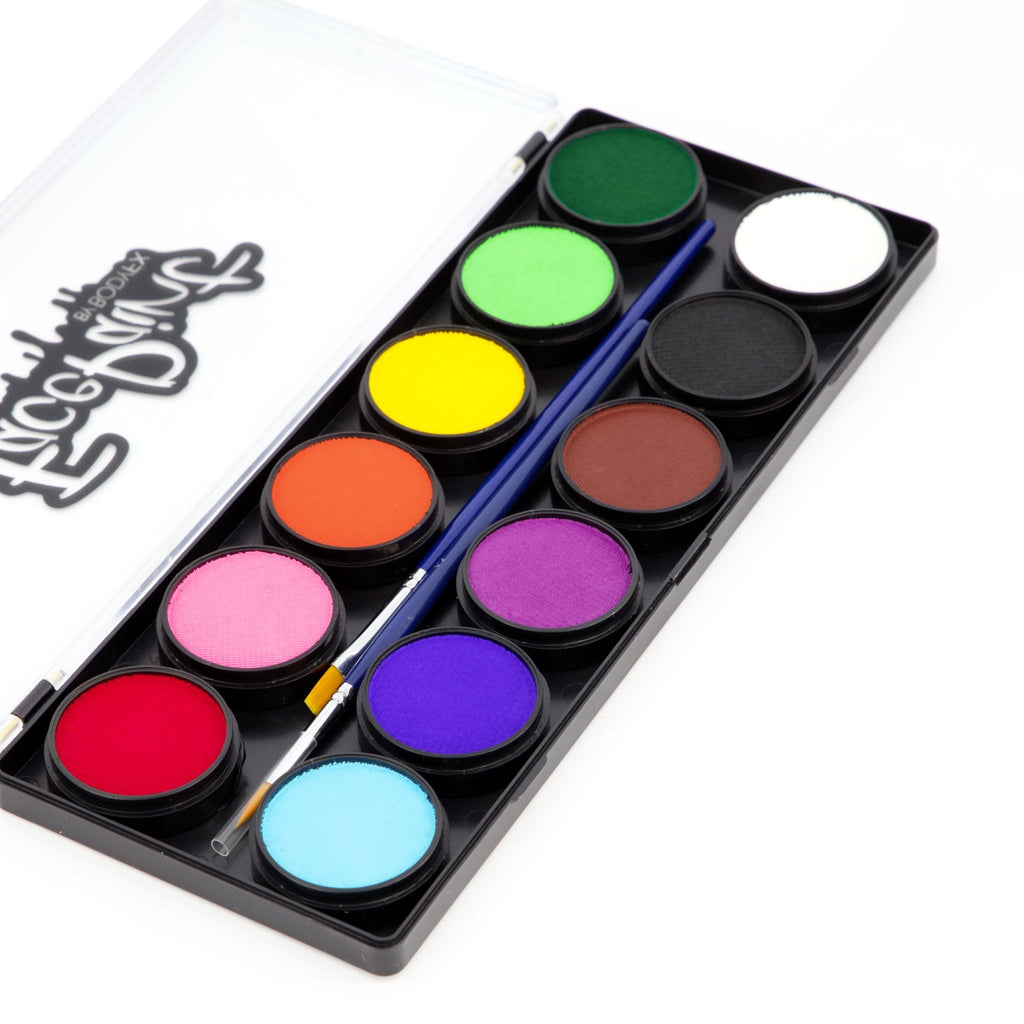 12 Colour Face Paint Palette  Great for starting out face painting