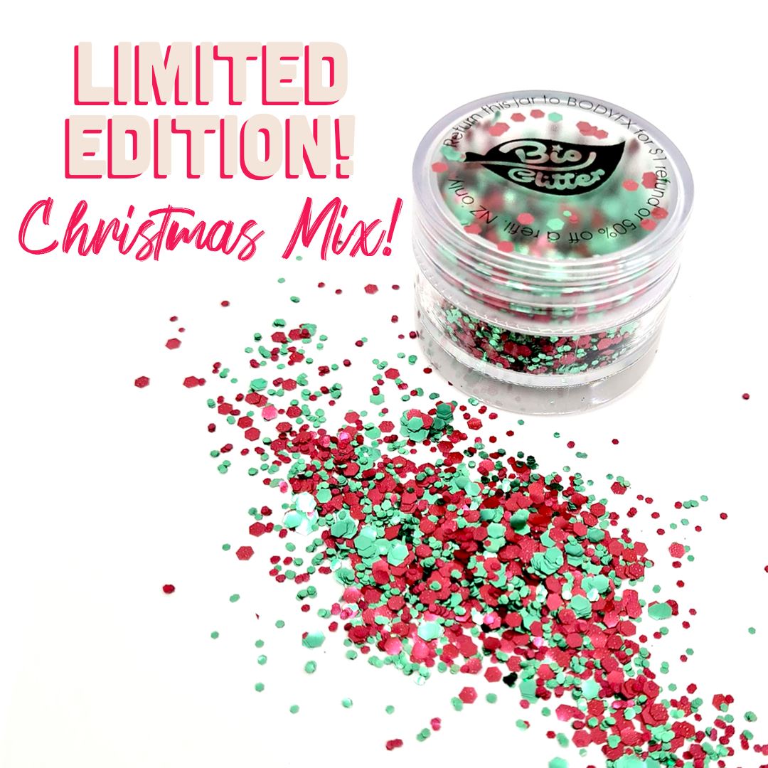 BIODEGRADABLE GLITTER CHRISTMAS MIX - Limited Edition