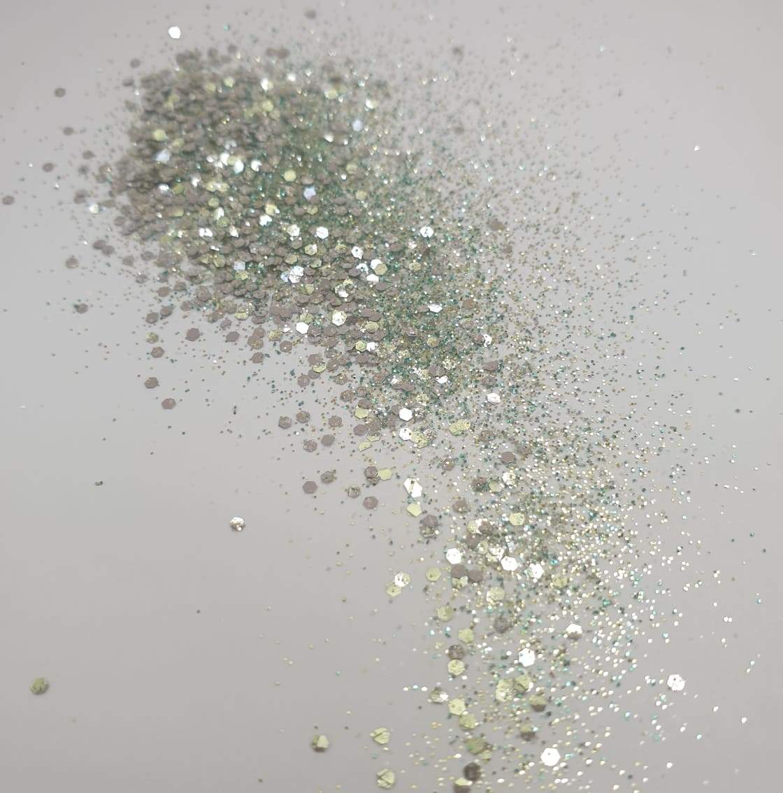 BIODEGRADABLE GLITTER ETHERIA SILVER MIX