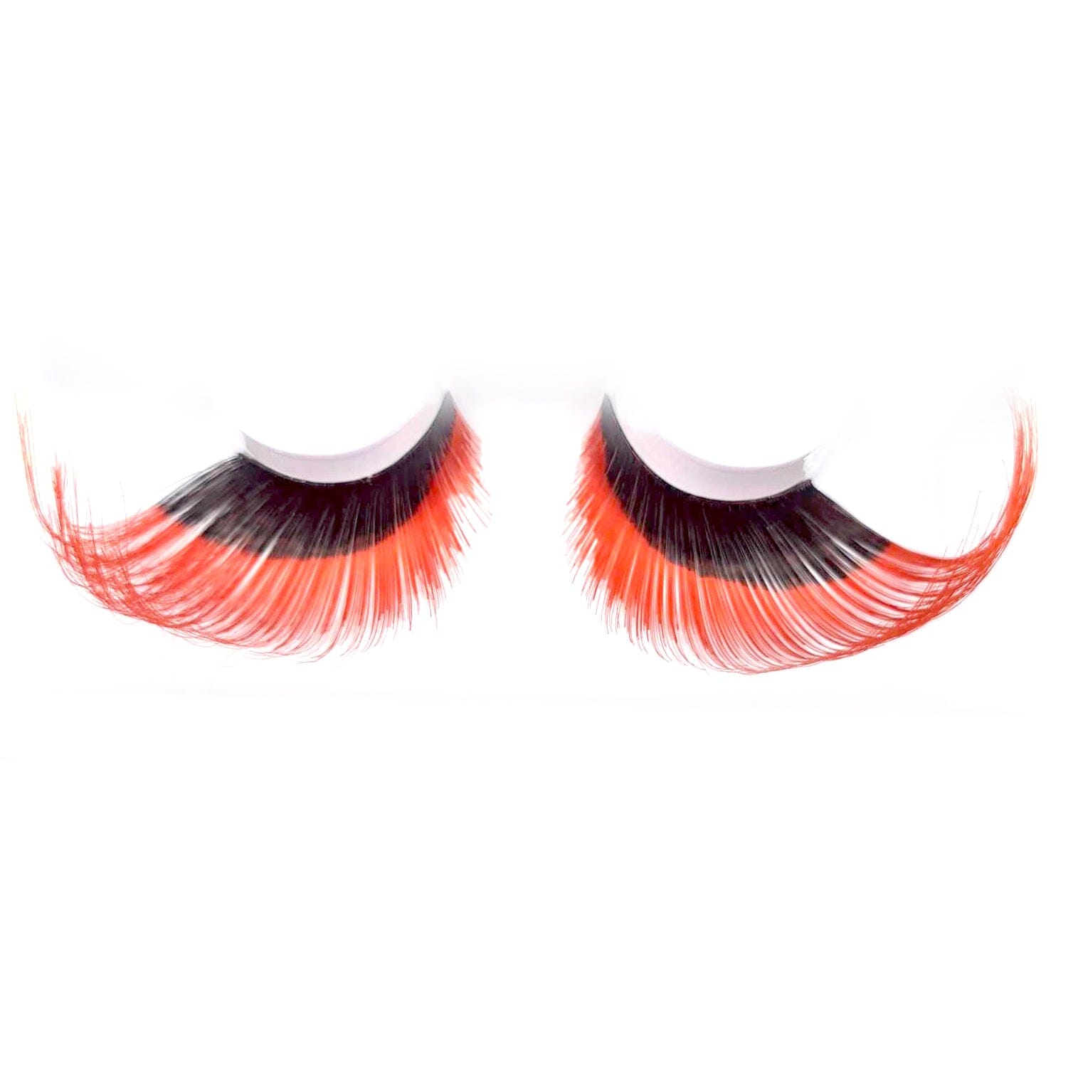 Dramatic Red & Black Lashes
