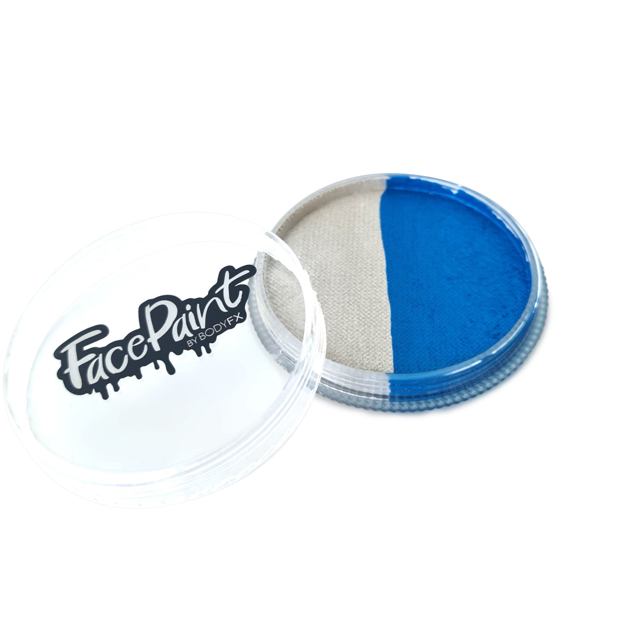 DUO FACE PAINT - METALLIC BLUE / WHITE