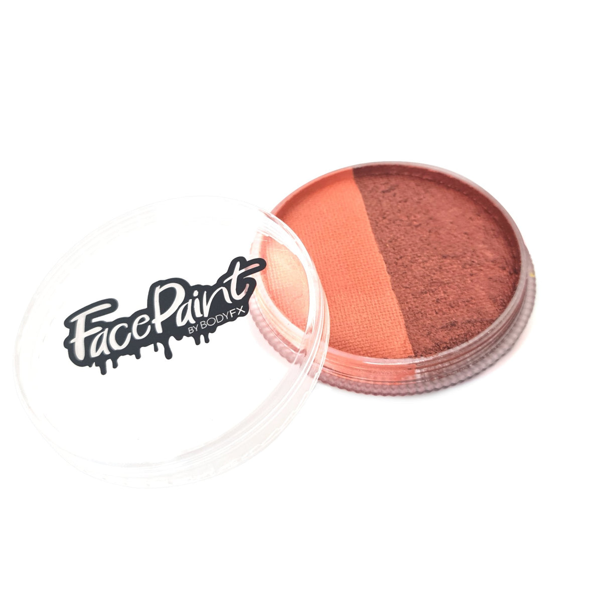 DUO FACE PAINT - METALLIC BRONZE / ORANGE