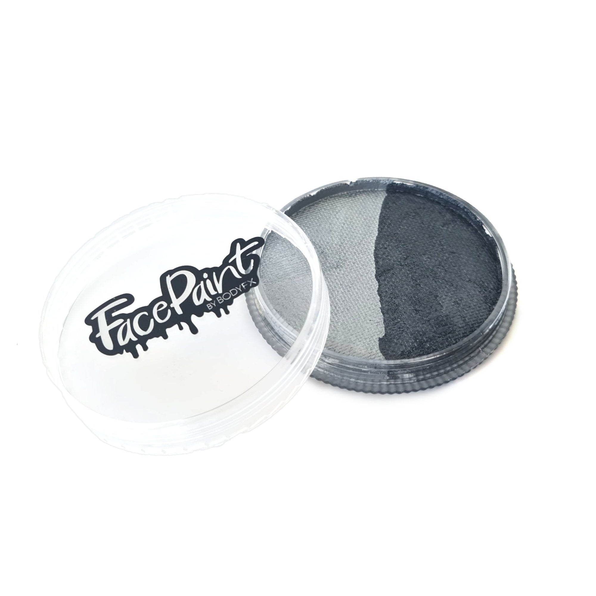 DUO FACE PAINT - METALLIC SILVER / DARK SILVER