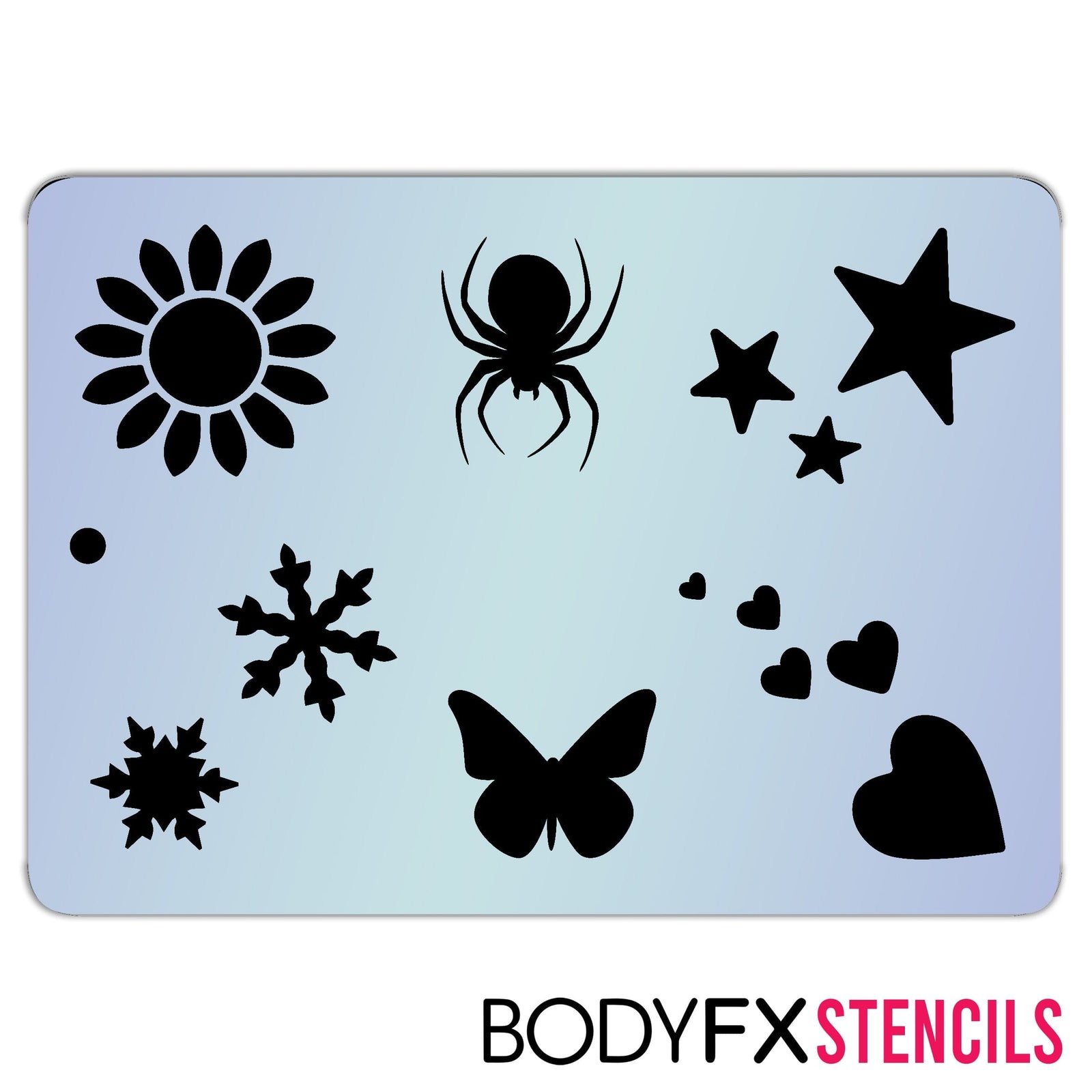 face painting stencils - bodyfx