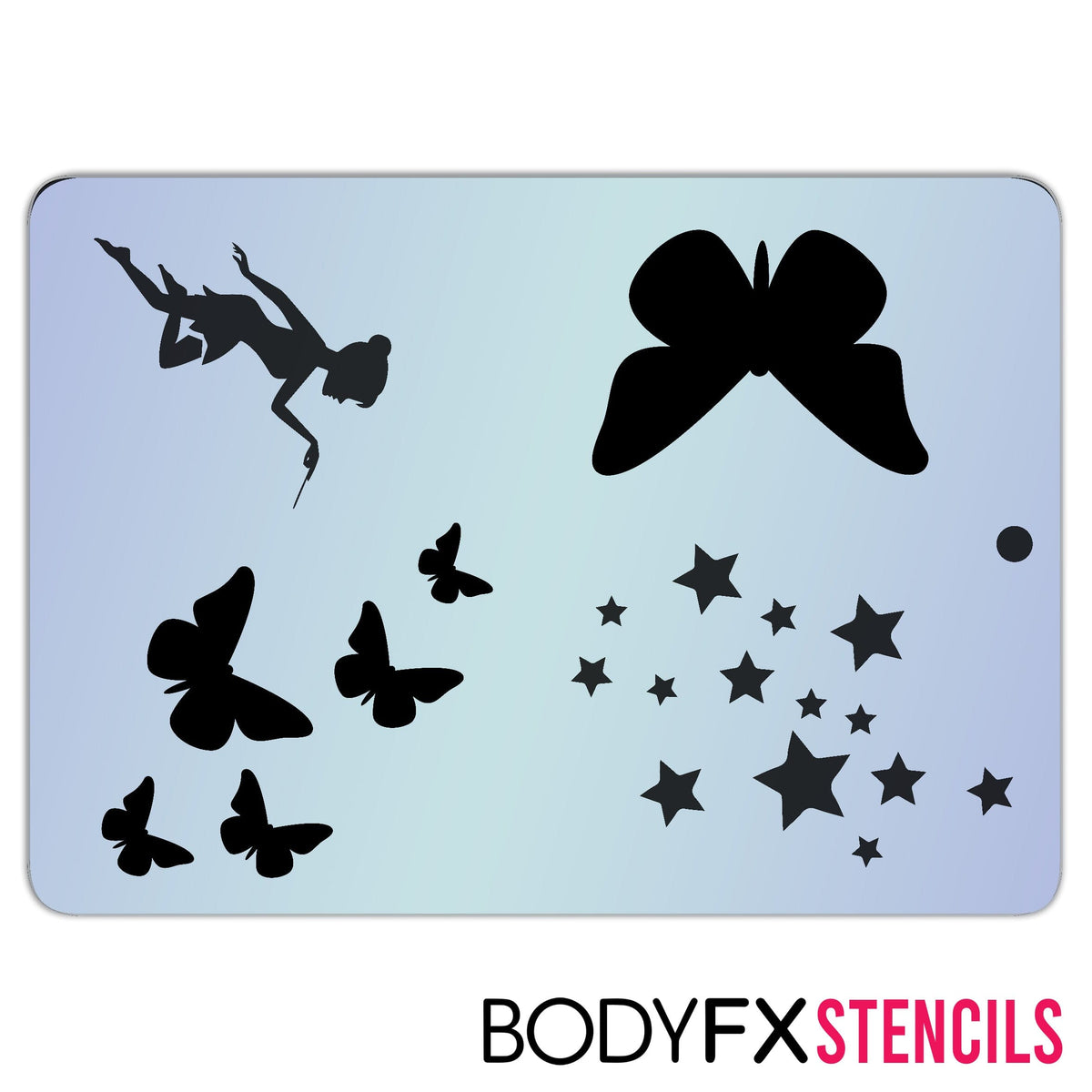 Fairy and Butterfly Stencil