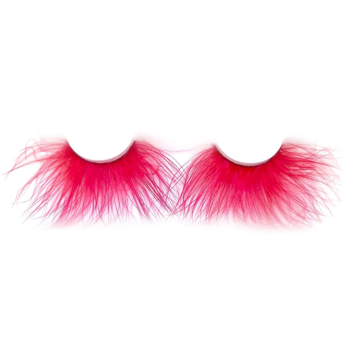 Floating Feather Red Lashes