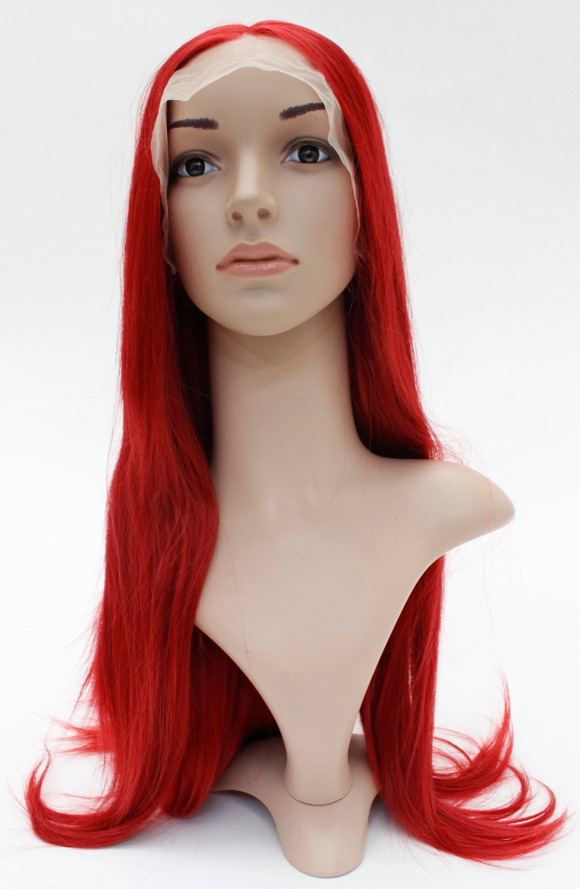 LACE FRONT- Straight Red