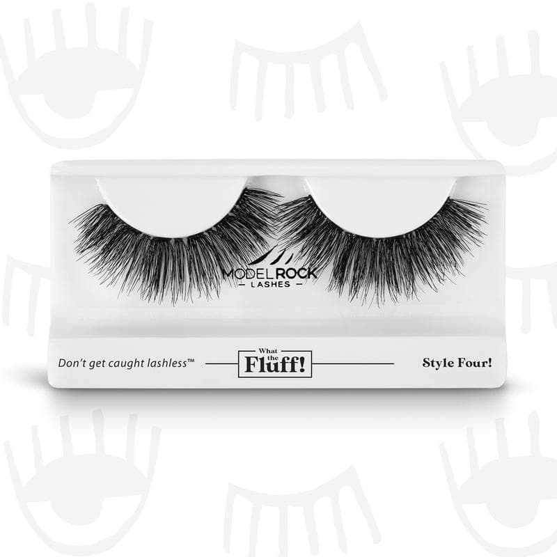 MODEL ROCK LASHES- WHAT THE FLUFF ! &#39;STYLE FOUR&#39;