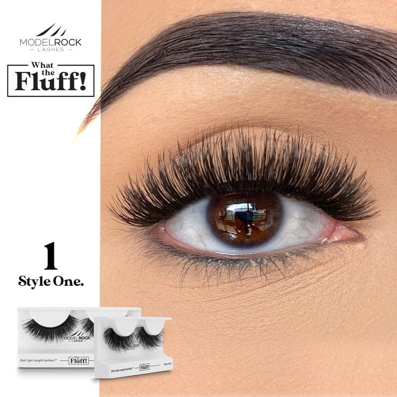 MODEL ROCK LASHES- WHAT THE FLUFF ! 'STYLE ONE'