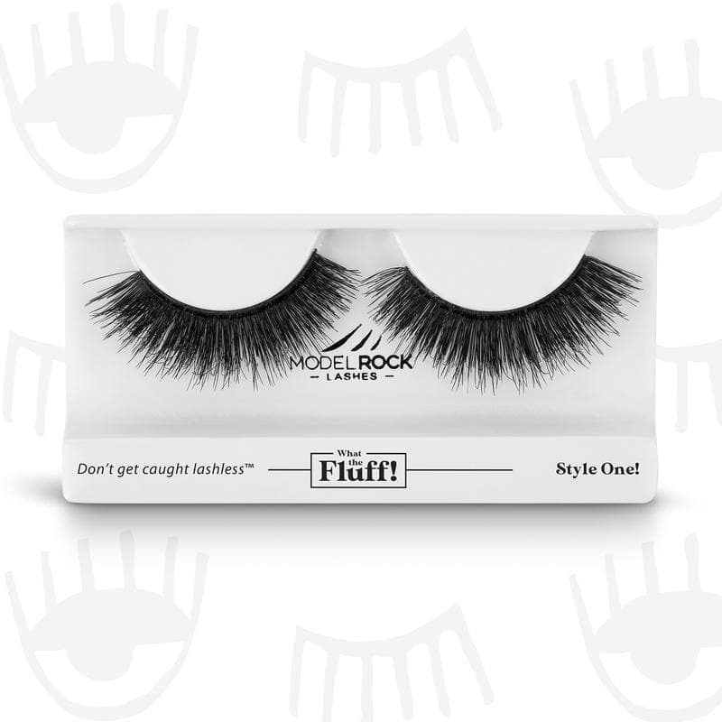 MODEL ROCK LASHES- WHAT THE FLUFF ! &#39;STYLE ONE&#39;
