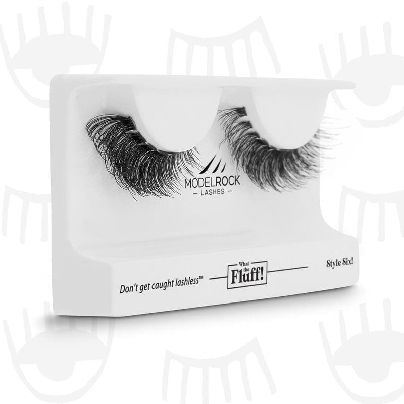 MODEL ROCK LASHES- WHAT THE FLUFF ! 'STYLE SIX'