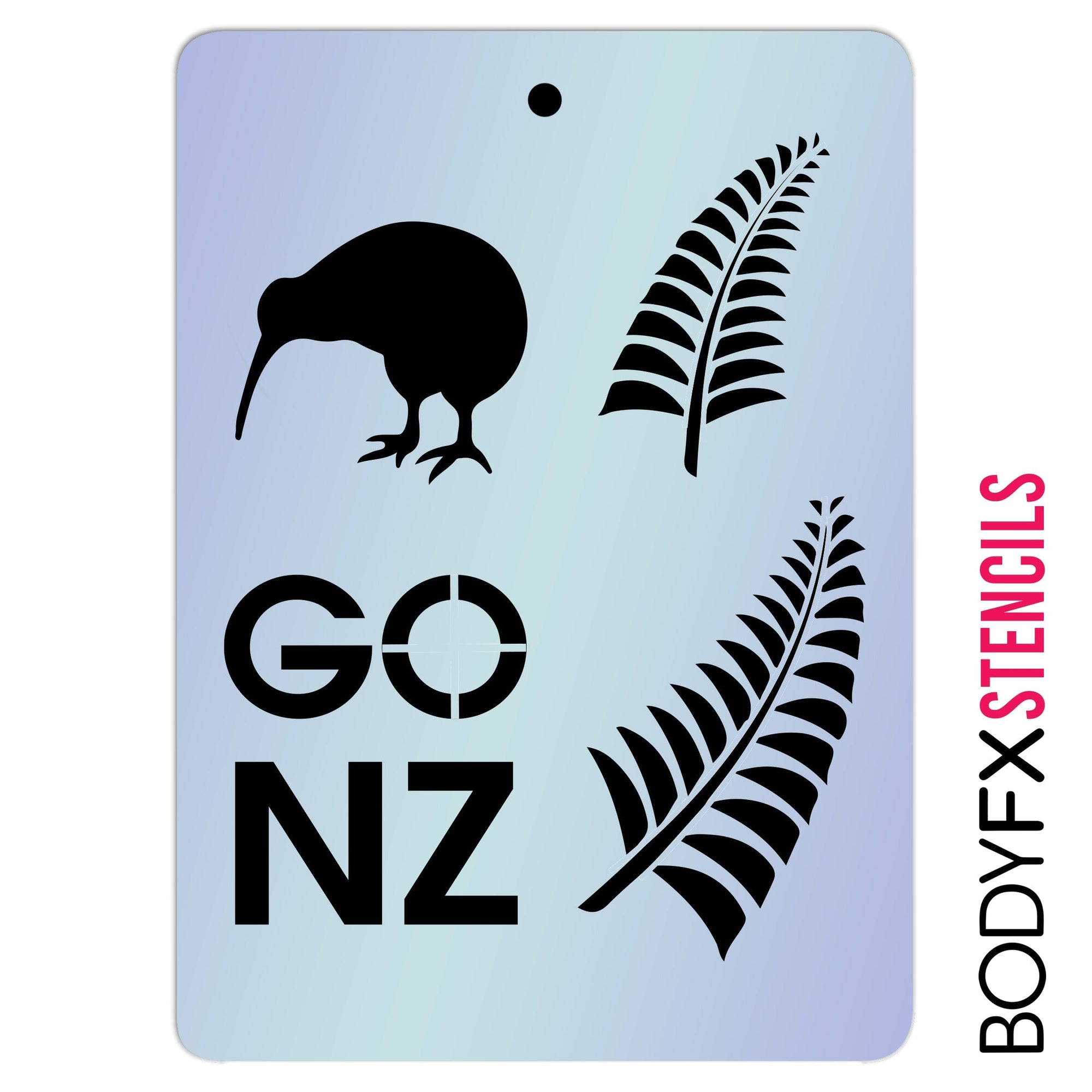 NZ Supporters Stencil