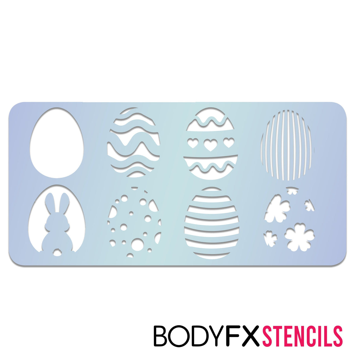 Palette Stencil- Easter Egg