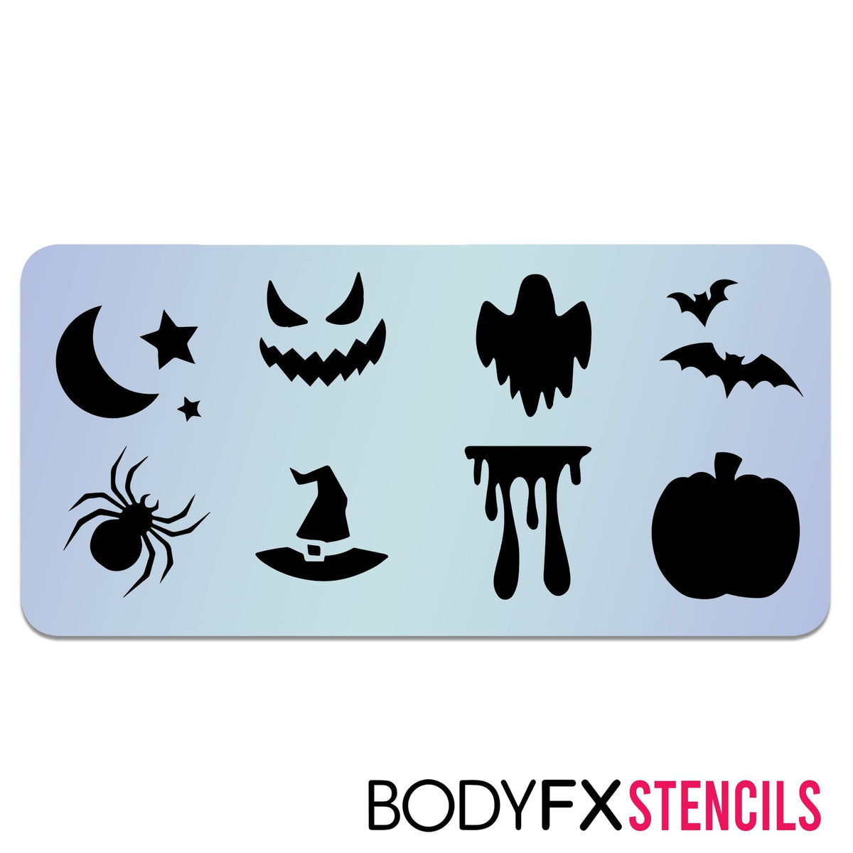 Palette Stencil- Mini Halloween Stencil