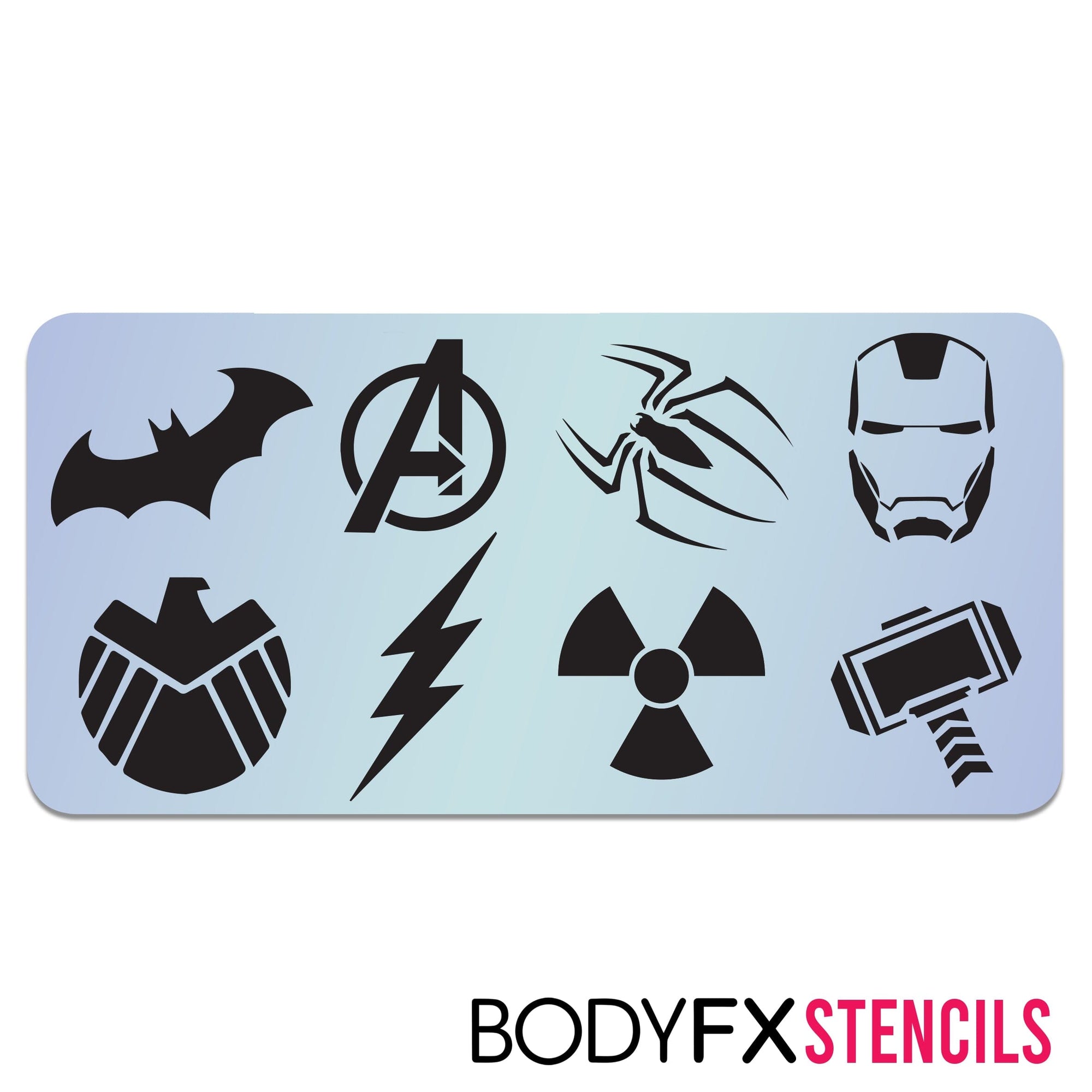 Palette Stencil- Super Hero!