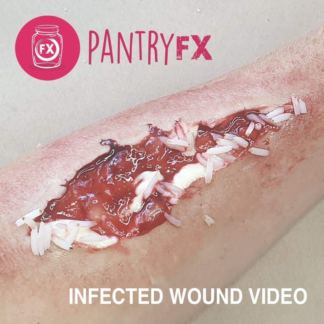 PANTRY FX - HOW TO MAKE INFECTED WOUNDS