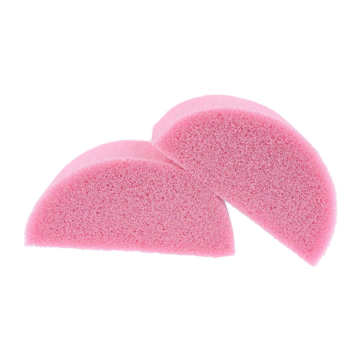 Pink Half Round Sponge 2 Pack