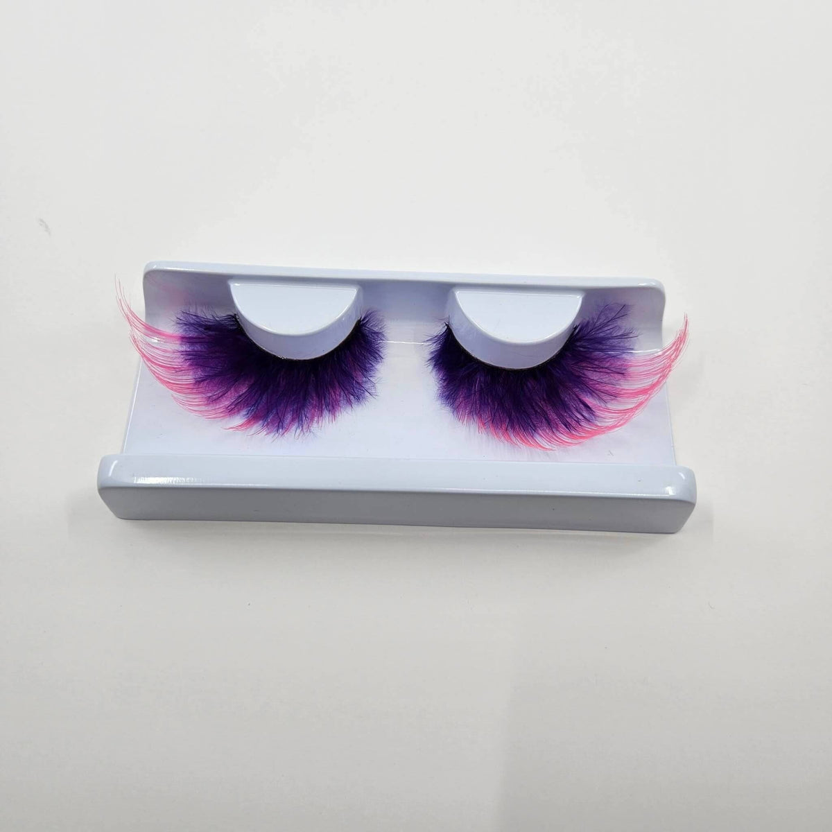 Purple &amp; Pink Feather Lashes