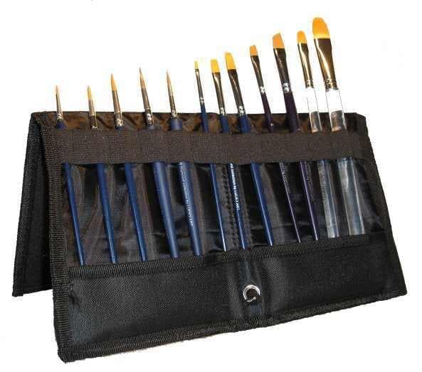 TAG- BRUSH POUCH WITH BRUSH SET