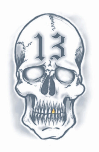 Temporary Tattoos- 13 Skull