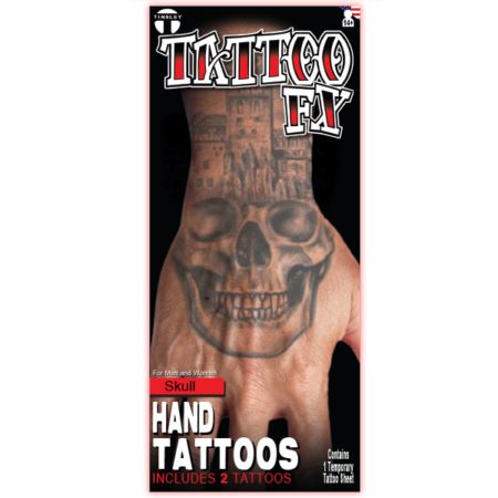 Temporary Tattoos- Skull Hand Tattoo