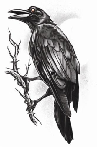 Temporary Tattoos- The Raven